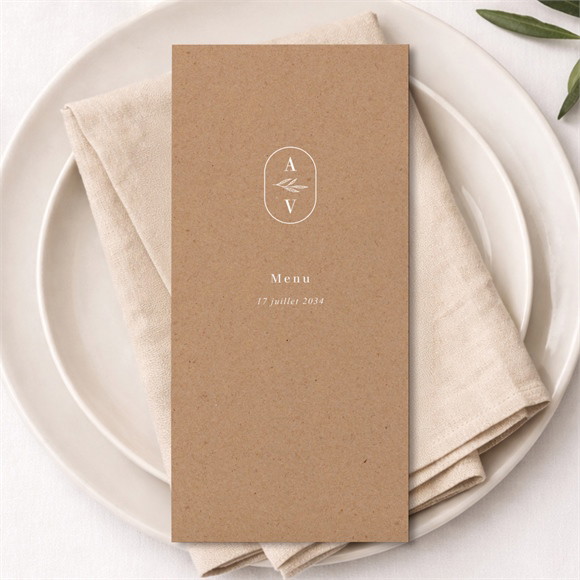 Menu mariage Capsule Champetre réf.N221335