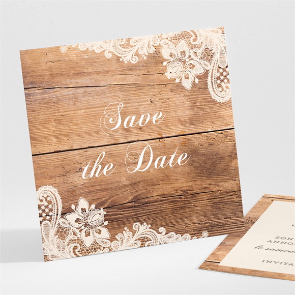 Save the Date mariage Boisé réf.N301580