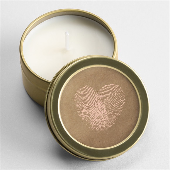 Bougie mariage Nos empreintes réf.N3602127