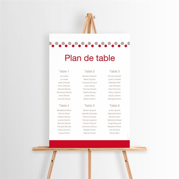 Plan de table mariage Humour original réf.N260352