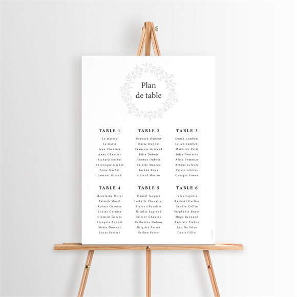 Plan de table mariage Sublime réf.N260353