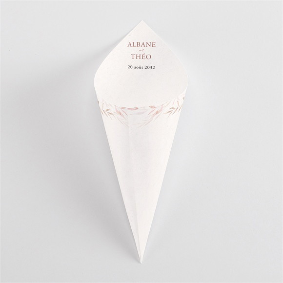 Cornet confettis mariage Poésie Boheme réf.N54110