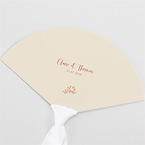 Eventail mariage Élégance Champêtre réf.N55101