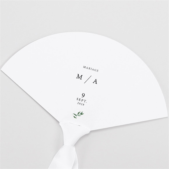 Eventail mariage l'ombre de l'olivier programme réf.N55106