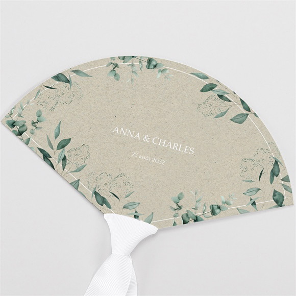 Eventail mariage Intimité programme réf.N55108
