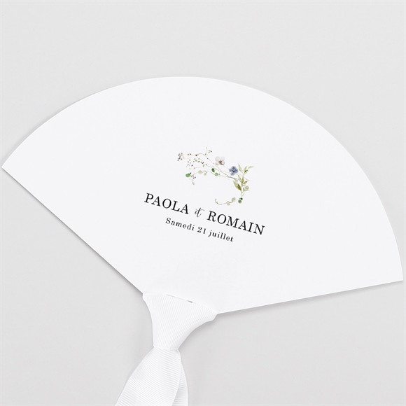 Eventail mariage Complicité programme réf.N55114