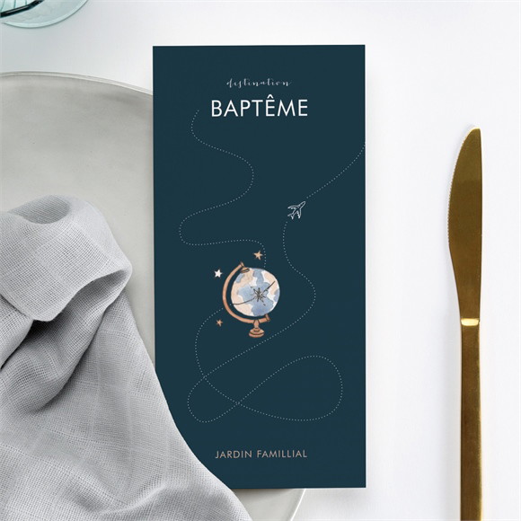 Menu baptême Mon Passeport Bapteme réf.N221337