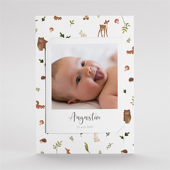 Faire-part naissance joyeux compères duo