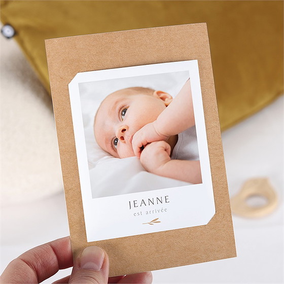 Faire-part naissance faire-part enveloppe duo