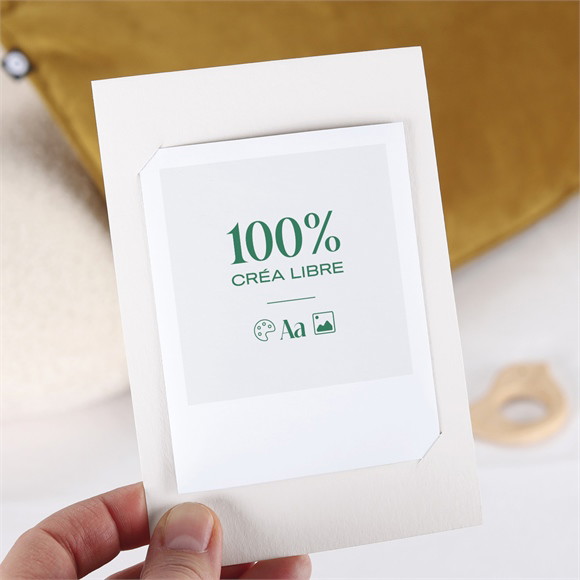 Faire-part naissance 100% à inventer duo réf.N23132