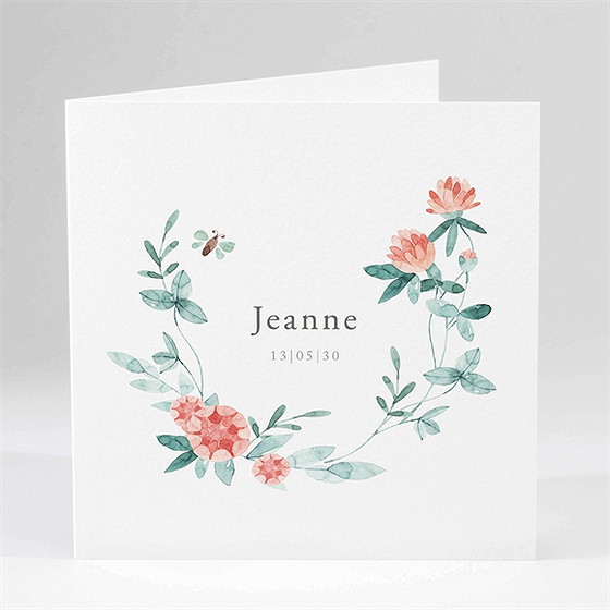 Faire-part naissance printemps