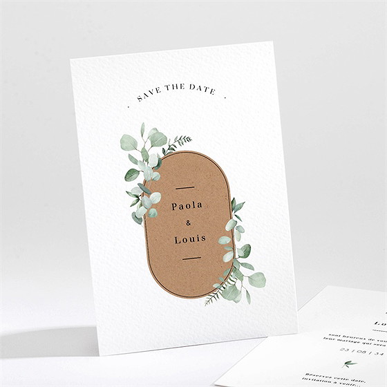 Save the date mariage encapsulés