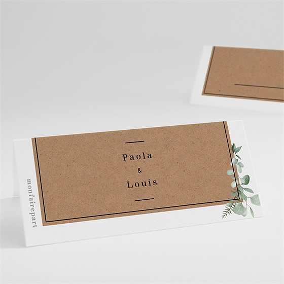 Marque-place mariage encapsulés