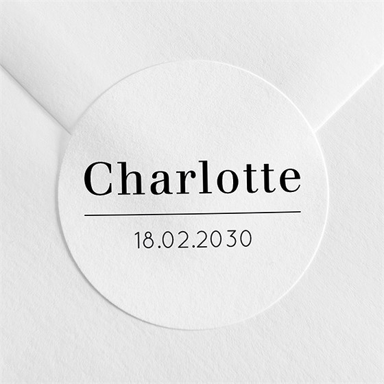 Sticker naissance tendre définition