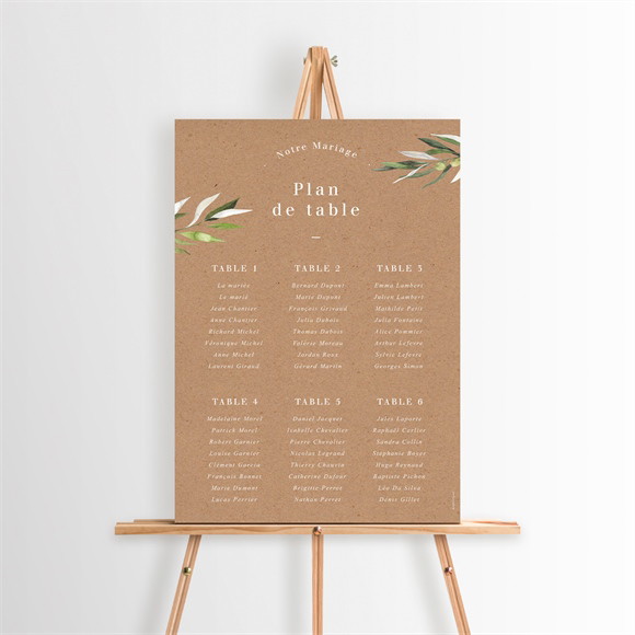 Plan de table mariage Provençal réf.N260367