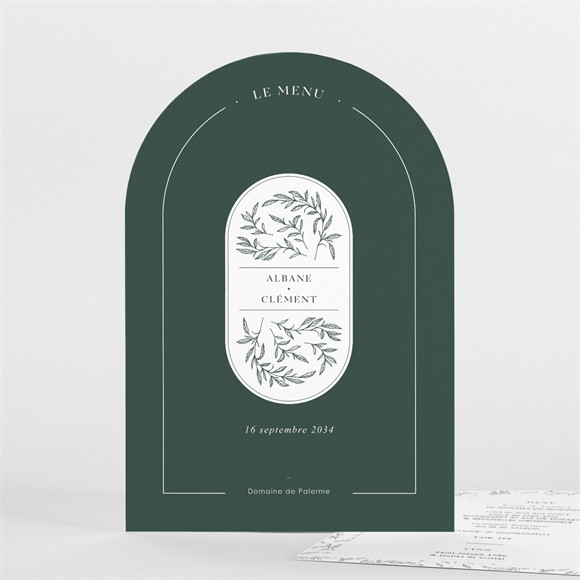 Menu mariage Toi c'est Moi réf.N27148