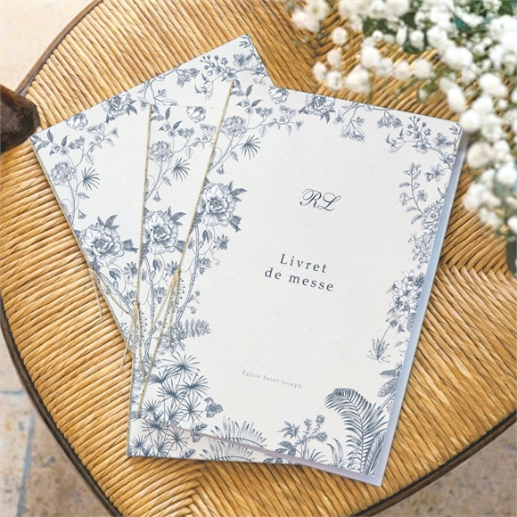 Livret de messe mariage Tropiques réf.N491560