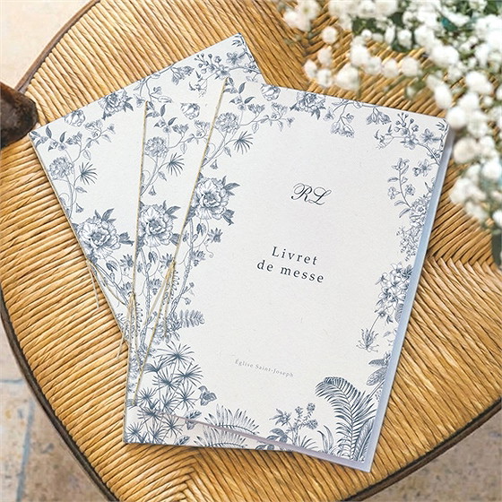 Livret de messe mariage tropiques