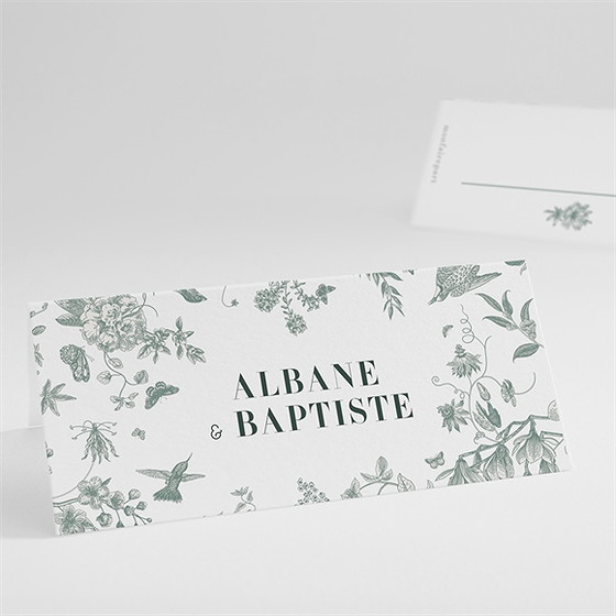 Marque-place mariage sculpture