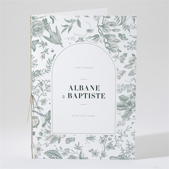 Livret de messe mariage sculpture