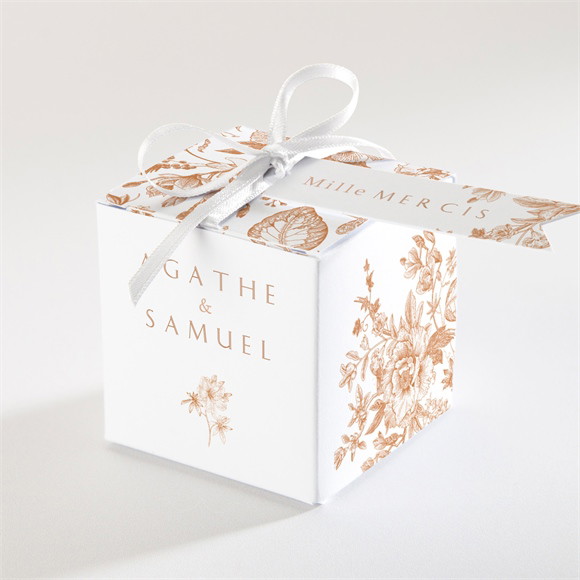 Boîte de dragées mariage Passionnément réf.N340752