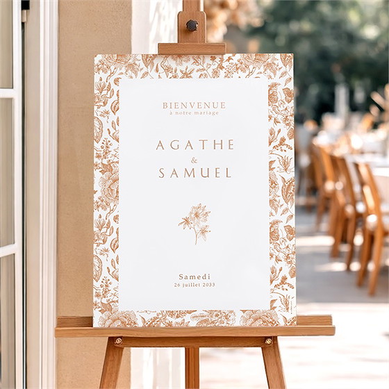 Panneau bienvenue passionnément