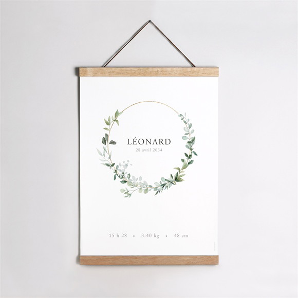 Affiche naissance Evidente Sérénité réf.N260372