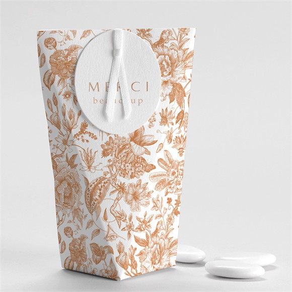 Boîte de dragées mariage Passionnément étui réf.N520404