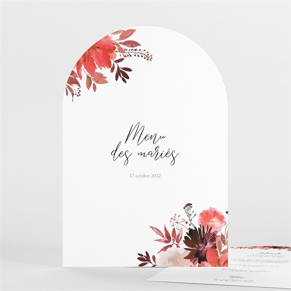 Menu mariage Bordeaux réf.N27149