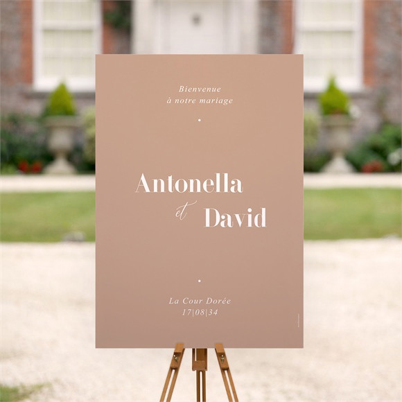 Panneau bienvenue Engagés réf.N260383