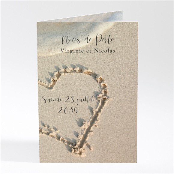 Menu anniversaire de mariage Sous le Soleil réf.N401912