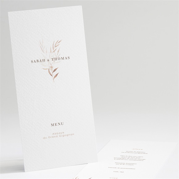 Menu anniversaire de mariage L'arche réf.N221345