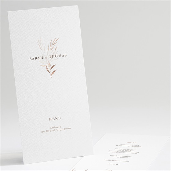 Menu anniversaire de mariage l'arche