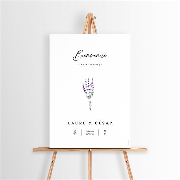Panneau bienvenue Lavande réf.N260392
