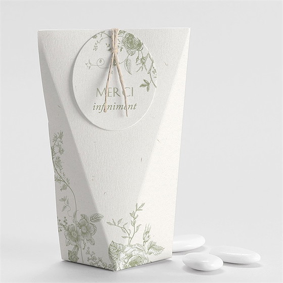 Boîte de dragées mariage arbre de vie étui