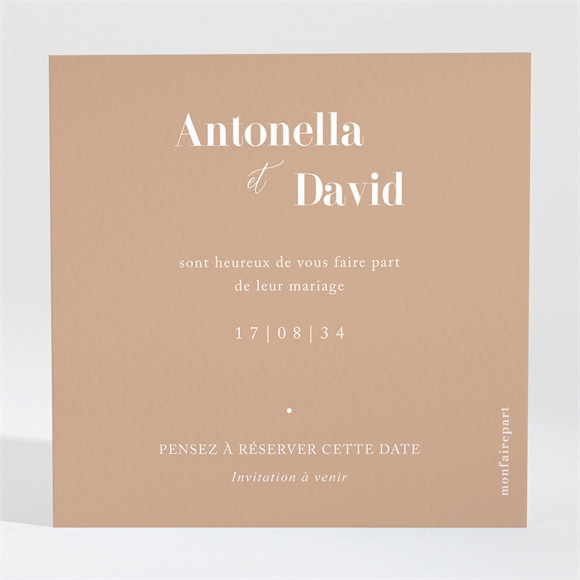 Save the Date mariage Engagés réf.N3002136