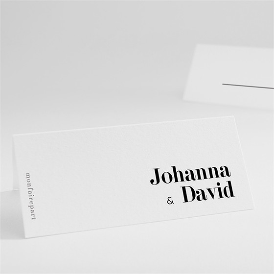 Marque-place mariage tendance