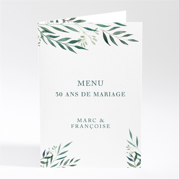 Menu anniversaire de mariage ALL IN ONE invitation réf.N401914