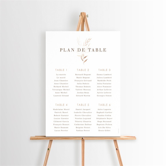 Plan de table mariage L'arche réf.N260412