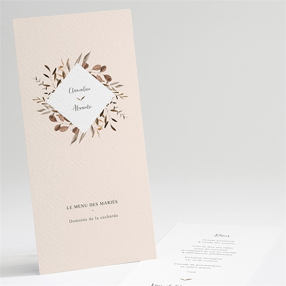 Menu mariage virevoltant