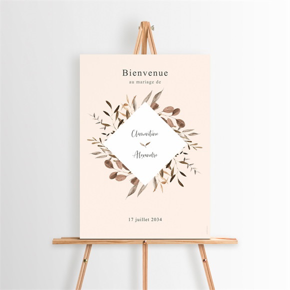 Panneau bienvenue Virevoltant réf.N260416