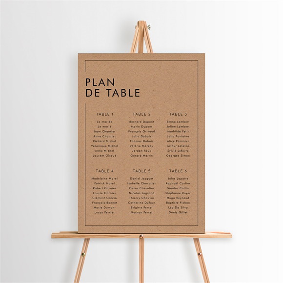 Plan de table mariage Se Rejoindre réf.N260417