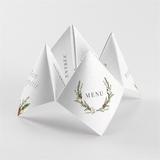 Menu mariage noël cocotte