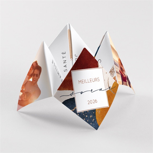 Carte de voeux Eclatante réf.N330146