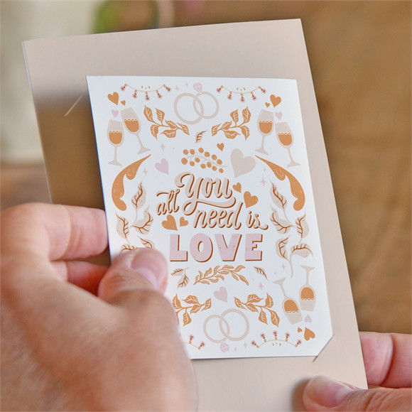 Faire-part mariage Hippie réf.N23141