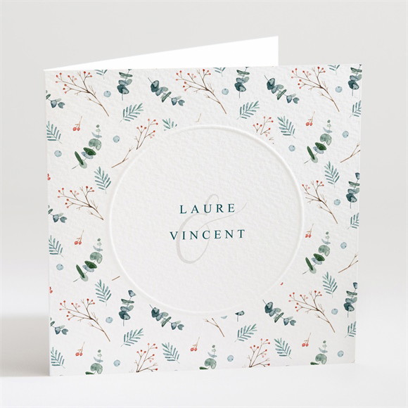 Faire-part mariage Hivernal réf.N451629