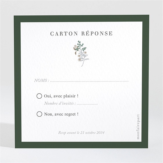 Carton réponse mariage c'est noël !