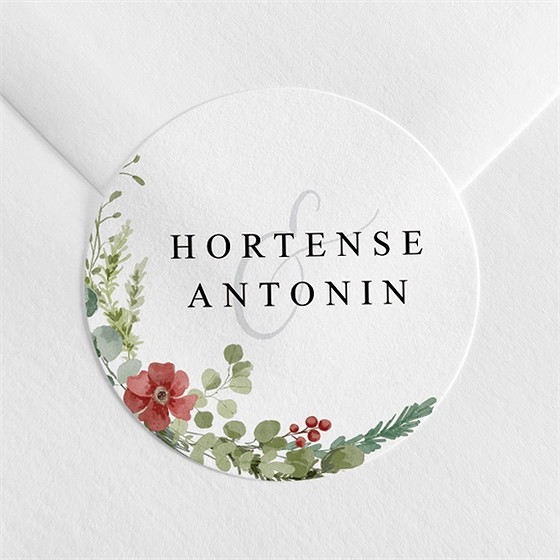 Sticker mariage douce subtilité