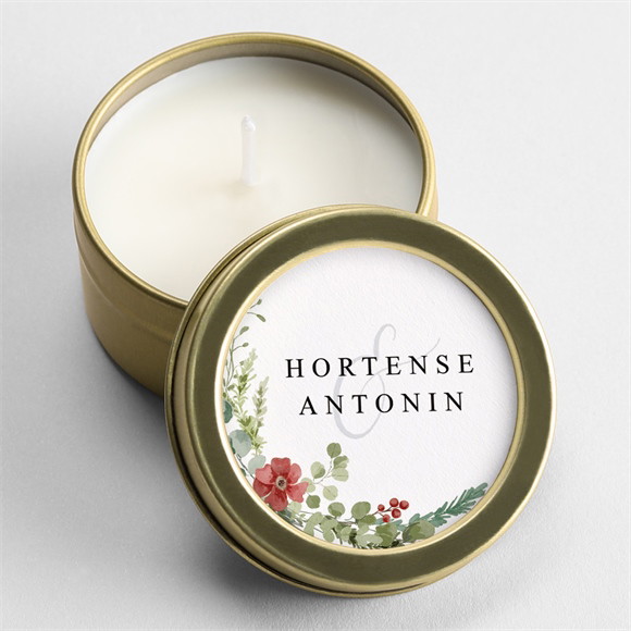 Bougie mariage Douce subtilité or réf.N3602243