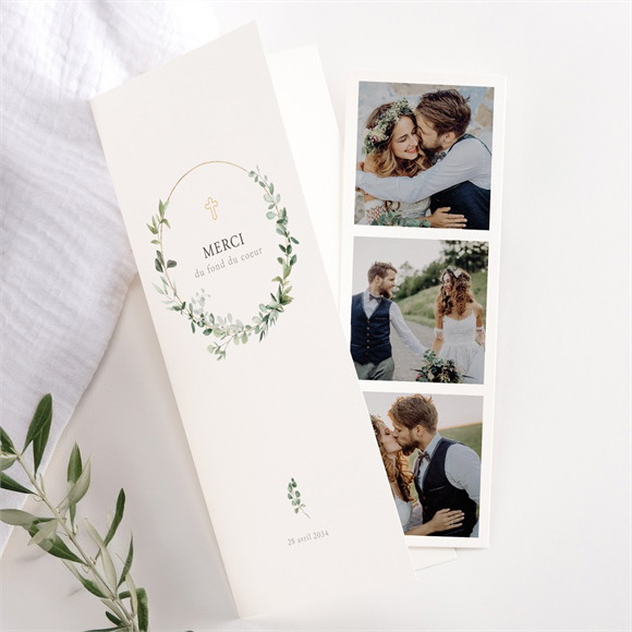 Remerciement mariage Sacré photomaton réf.N981259